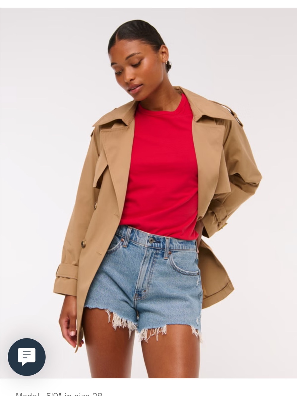 Abercrombie & Fitch Mom short Curve Love